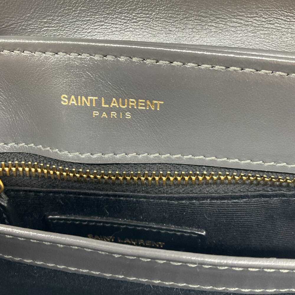 Saint Laurent Grey 2021 Loulou Leather Toy Mini Bag - Picture 13 of 16